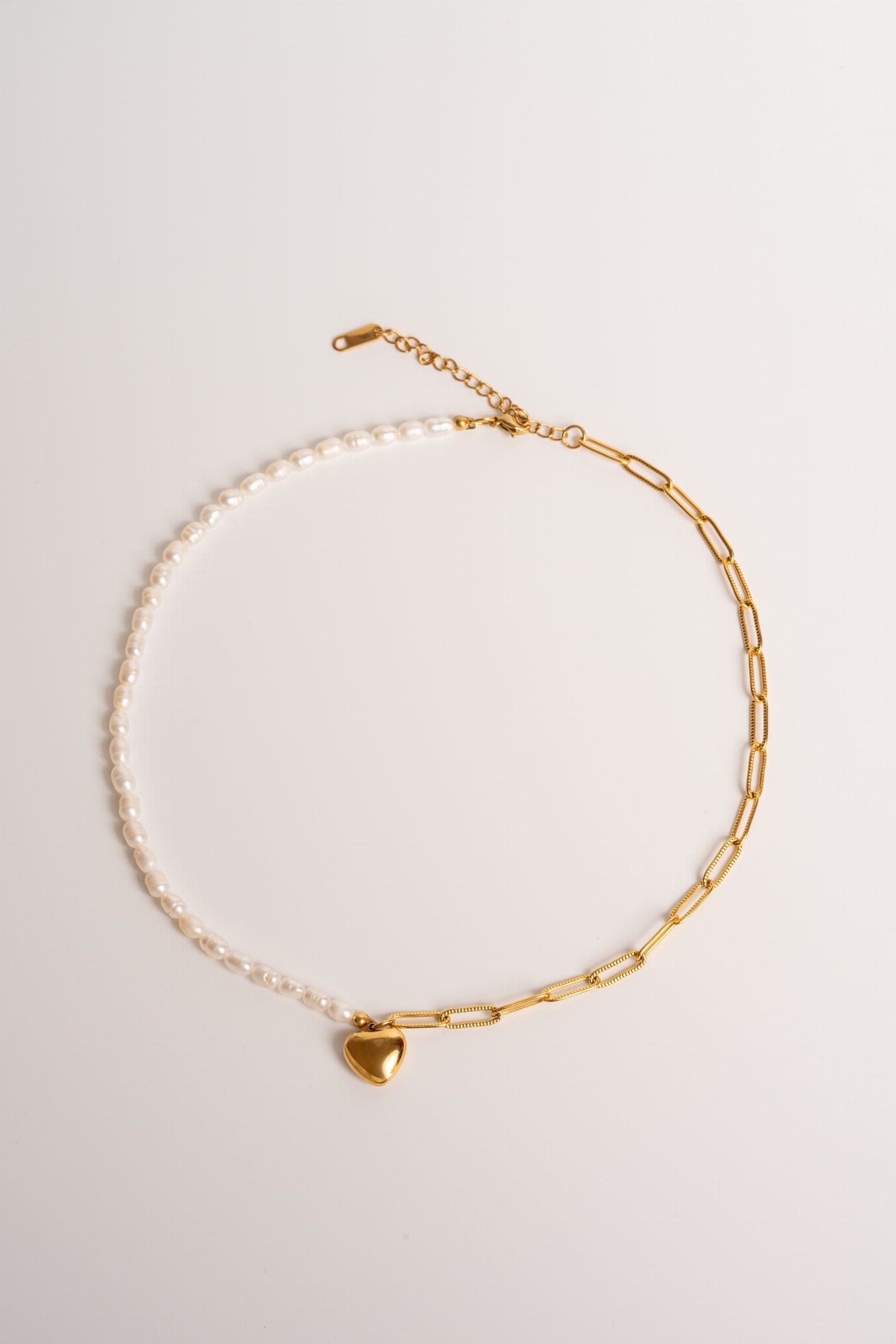 Naszyjnik pozłacany z naturalnych pereł  - Isola Gold